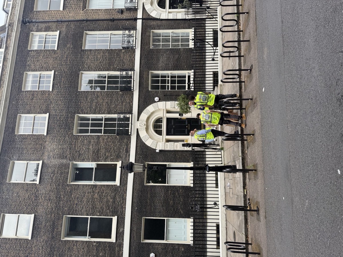 SEG team on site in central London